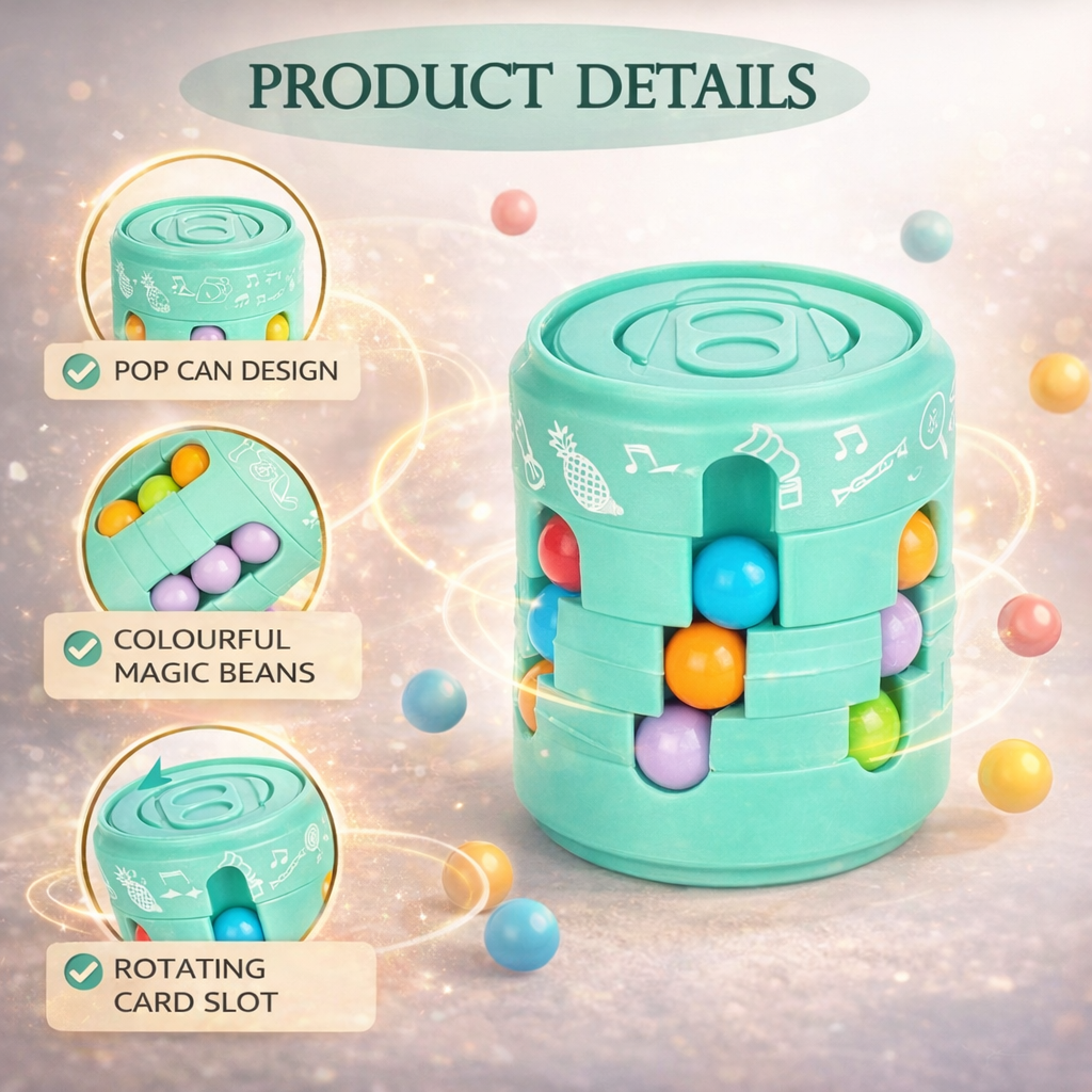 Puzzle Game – Magic Bean Rotating Sliding Puzzle (Pack of 2)
