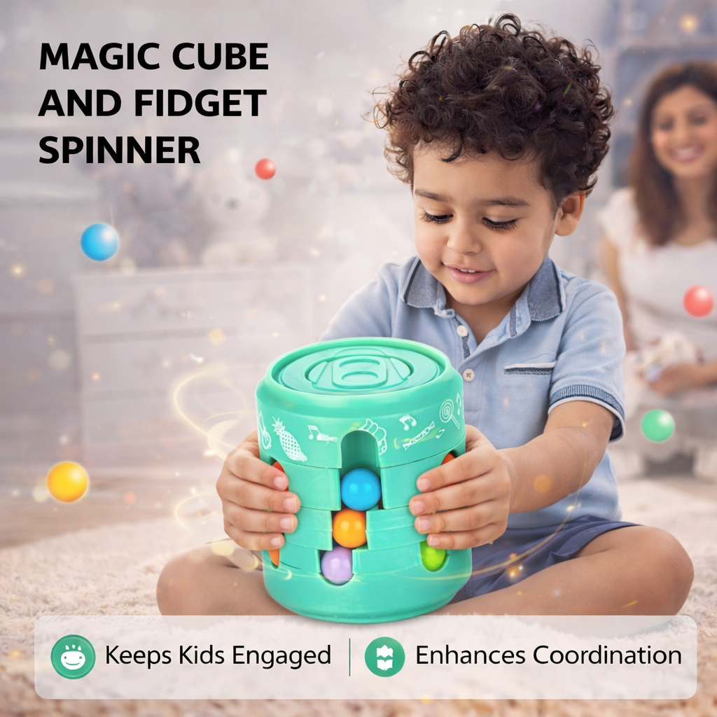 Puzzle Game – Magic Bean Rotating Sliding Puzzle (Pack of 2)